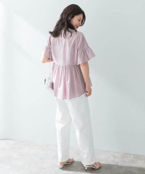 URBAN RESEARCH ROSSO / アーバンリサーチ ロッソ シャツ・ブラウス | F by ROSSO　コットンボイル切替ギャザーブラウス | 詳細25