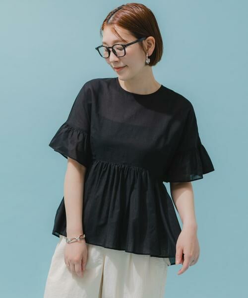 URBAN RESEARCH ROSSO / アーバンリサーチ ロッソ シャツ・ブラウス | F by ROSSO　コットンボイル切替ギャザーブラウス | 詳細29