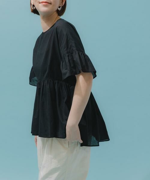URBAN RESEARCH ROSSO / アーバンリサーチ ロッソ シャツ・ブラウス | F by ROSSO　コットンボイル切替ギャザーブラウス | 詳細30