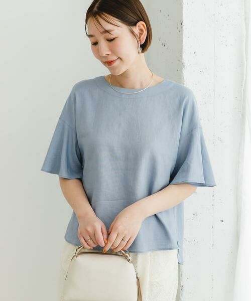 URBAN RESEARCH ROSSO / アーバンリサーチ ロッソ シャツ・ブラウス | F by ROSSO　リネンフレアスリーブブラウス | 詳細2