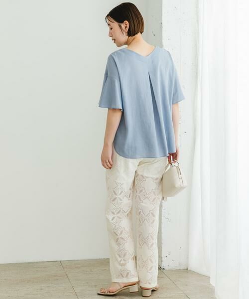 URBAN RESEARCH ROSSO / アーバンリサーチ ロッソ シャツ・ブラウス | F by ROSSO　リネンフレアスリーブブラウス | 詳細5