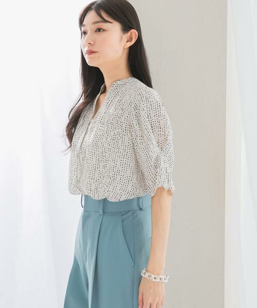 URBAN RESEARCH ROSSO / アーバンリサーチ ロッソ シャツ・ブラウス | ウォッシャブルドットブラウス | 詳細11