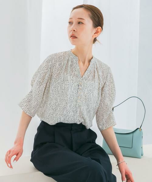 URBAN RESEARCH ROSSO / アーバンリサーチ ロッソ シャツ・ブラウス | ウォッシャブルドットブラウス | 詳細13