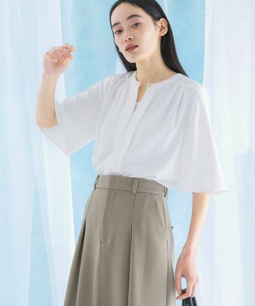 URBAN RESEARCH ROSSO / アーバンリサーチ ロッソ シャツ・ブラウス | 2WAYウォッシャブルフレアスリーブブラウス | 詳細30