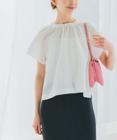 URBAN RESEARCH ROSSO / アーバンリサーチ ロッソ シャツ・ブラウス | シアサッカーショートギャザーブラウス