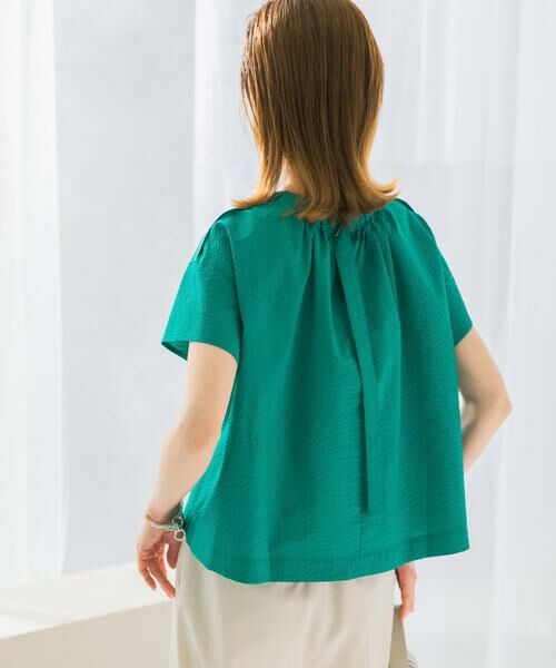 URBAN RESEARCH ROSSO / アーバンリサーチ ロッソ シャツ・ブラウス | シアサッカーショートギャザーブラウス | 詳細3