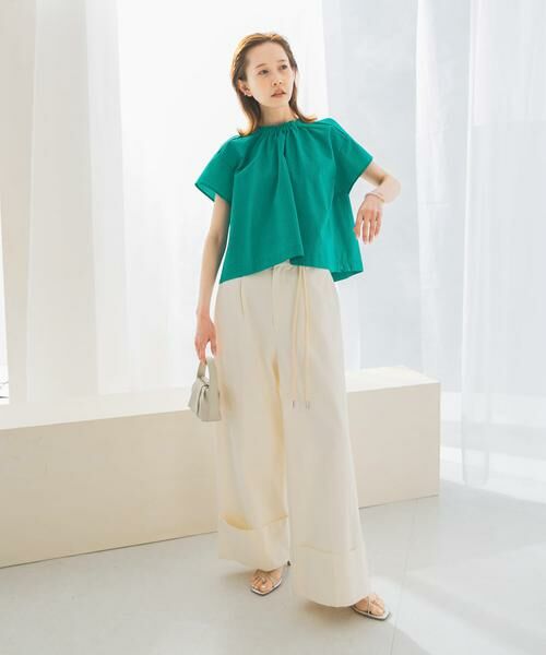 URBAN RESEARCH ROSSO / アーバンリサーチ ロッソ シャツ・ブラウス | シアサッカーショートギャザーブラウス | 詳細4