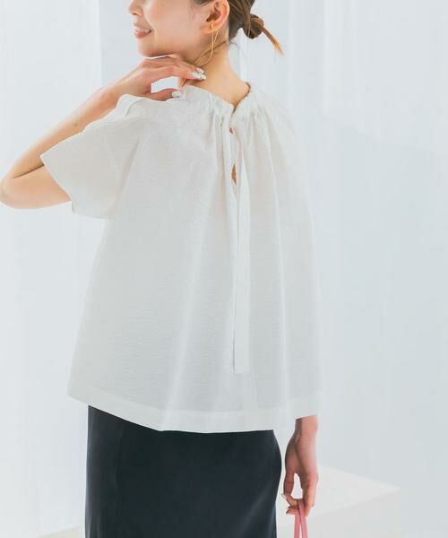 URBAN RESEARCH ROSSO / アーバンリサーチ ロッソ シャツ・ブラウス | シアサッカーショートギャザーブラウス | 詳細17