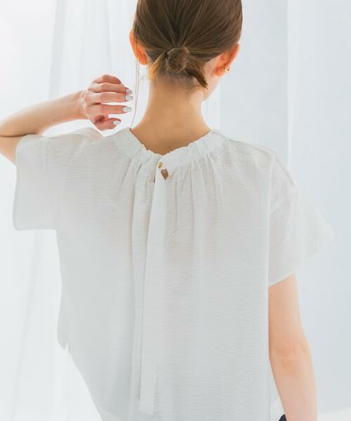 URBAN RESEARCH ROSSO / アーバンリサーチ ロッソ シャツ・ブラウス | シアサッカーショートギャザーブラウス | 詳細18