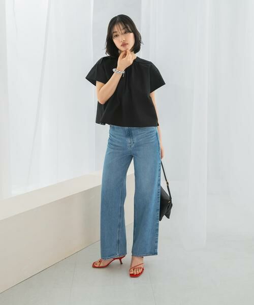 URBAN RESEARCH ROSSO / アーバンリサーチ ロッソ シャツ・ブラウス | シアサッカーショートギャザーブラウス | 詳細30