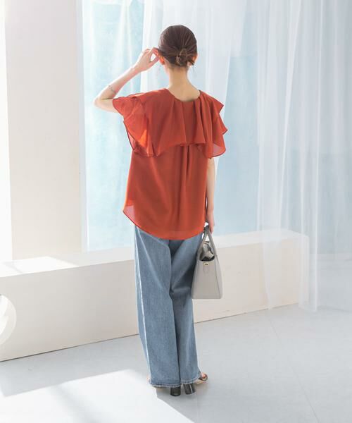 URBAN RESEARCH ROSSO / アーバンリサーチ ロッソ シャツ・ブラウス | イージーケアフリルブラウス | 詳細4