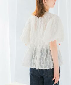 URBAN RESEARCH ROSSO / アーバンリサーチ ロッソ シャツ・ブラウス | ジャガードバルーンスリーブブラウス