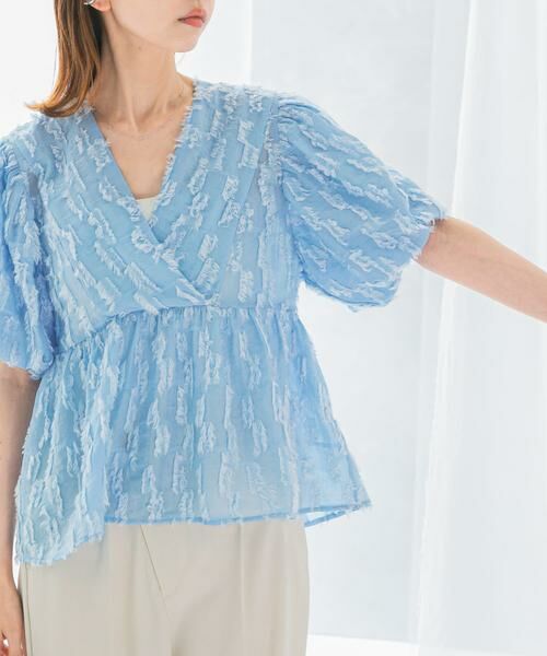 URBAN RESEARCH ROSSO / アーバンリサーチ ロッソ シャツ・ブラウス | ジャガードバルーンスリーブブラウス | 詳細11