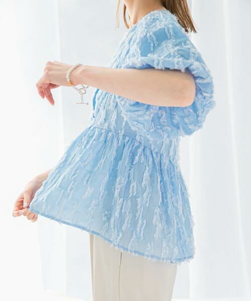 URBAN RESEARCH ROSSO / アーバンリサーチ ロッソ シャツ・ブラウス | ジャガードバルーンスリーブブラウス | 詳細12