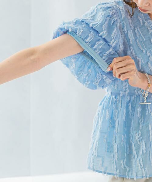 URBAN RESEARCH ROSSO / アーバンリサーチ ロッソ シャツ・ブラウス | ジャガードバルーンスリーブブラウス | 詳細13