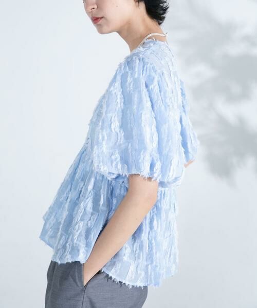 URBAN RESEARCH ROSSO / アーバンリサーチ ロッソ シャツ・ブラウス | ジャガードバルーンスリーブブラウス | 詳細5