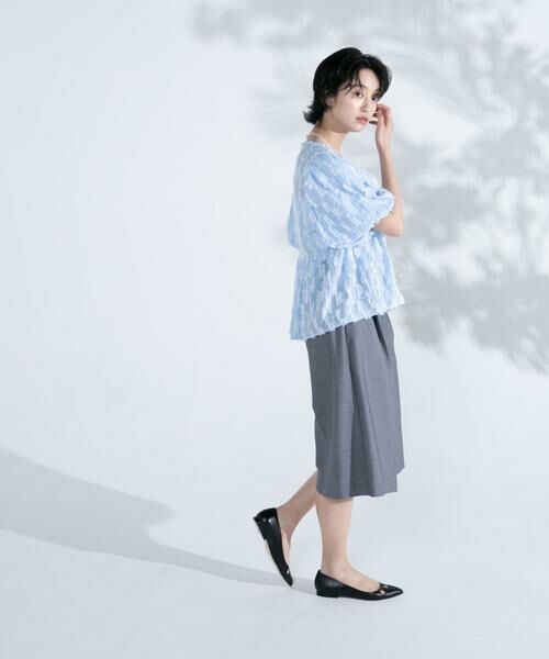 URBAN RESEARCH ROSSO / アーバンリサーチ ロッソ シャツ・ブラウス | ジャガードバルーンスリーブブラウス | 詳細7