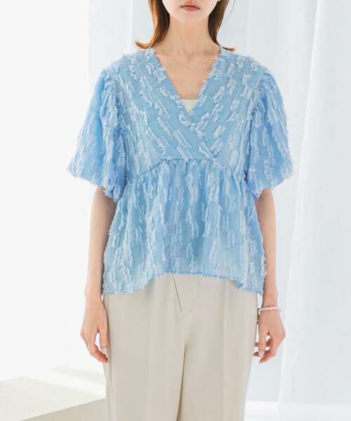 URBAN RESEARCH ROSSO / アーバンリサーチ ロッソ シャツ・ブラウス | ジャガードバルーンスリーブブラウス | 詳細8