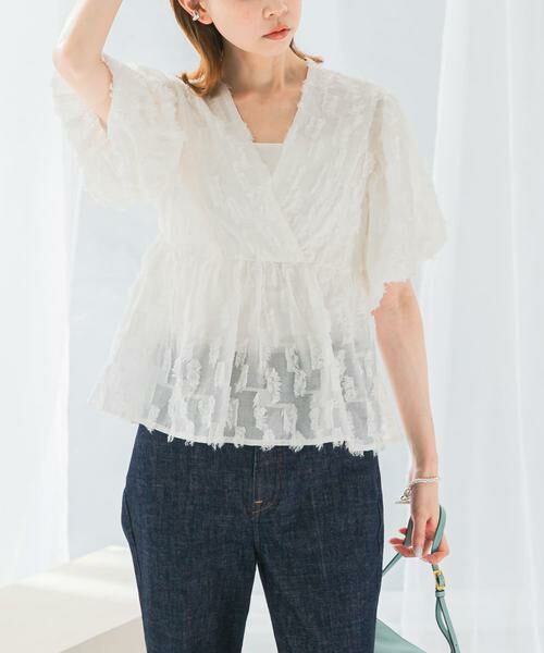 URBAN RESEARCH ROSSO / アーバンリサーチ ロッソ シャツ・ブラウス | ジャガードバルーンスリーブブラウス | 詳細20