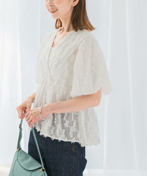 URBAN RESEARCH ROSSO / アーバンリサーチ ロッソ シャツ・ブラウス | ジャガードバルーンスリーブブラウス | 詳細21