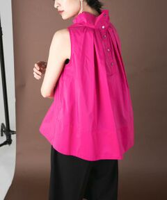 URBAN RESEARCH ROSSO / アーバンリサーチ ロッソ シャツ・ブラウス | バックボタンハイネックフレアブラウス