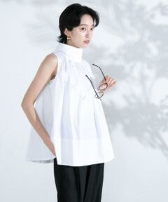 URBAN RESEARCH ROSSO / アーバンリサーチ ロッソ シャツ・ブラウス | バックボタンハイネックフレアブラウス