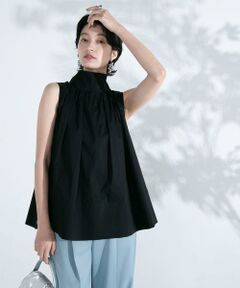 URBAN RESEARCH ROSSO / アーバンリサーチ ロッソ シャツ・ブラウス | バックボタンハイネックフレアブラウス