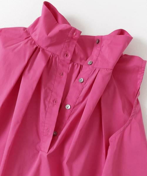 URBAN RESEARCH ROSSO / アーバンリサーチ ロッソ シャツ・ブラウス | バックボタンハイネックフレアブラウス | 詳細12