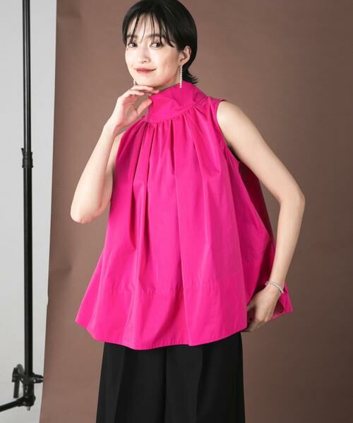 URBAN RESEARCH ROSSO / アーバンリサーチ ロッソ シャツ・ブラウス | バックボタンハイネックフレアブラウス | 詳細2