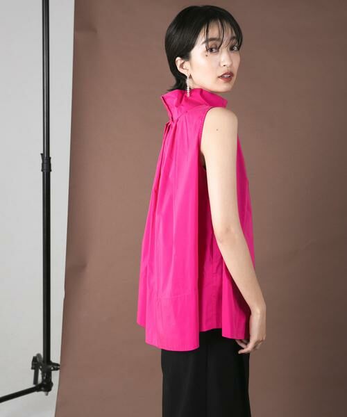 URBAN RESEARCH ROSSO / アーバンリサーチ ロッソ シャツ・ブラウス | バックボタンハイネックフレアブラウス | 詳細5