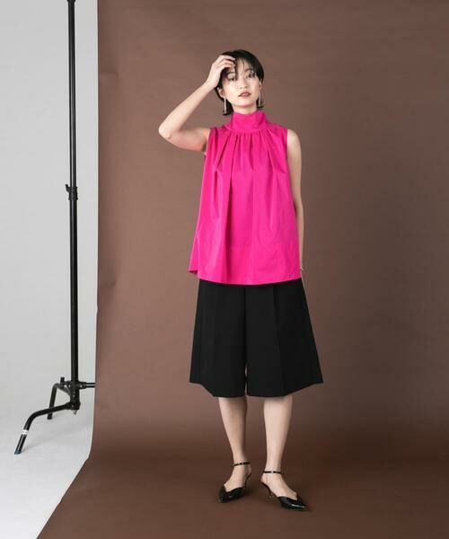 URBAN RESEARCH ROSSO / アーバンリサーチ ロッソ シャツ・ブラウス | バックボタンハイネックフレアブラウス | 詳細6