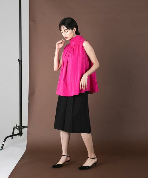 URBAN RESEARCH ROSSO / アーバンリサーチ ロッソ シャツ・ブラウス | バックボタンハイネックフレアブラウス | 詳細7