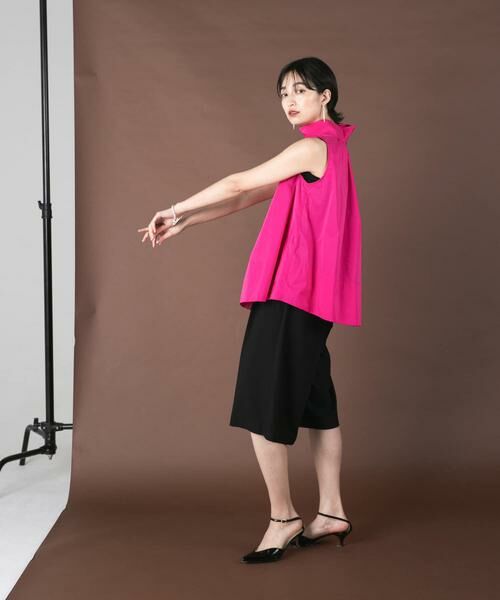 URBAN RESEARCH ROSSO / アーバンリサーチ ロッソ シャツ・ブラウス | バックボタンハイネックフレアブラウス | 詳細8