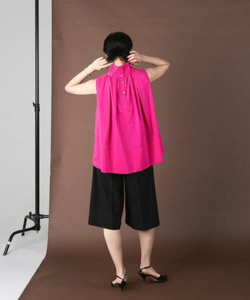 URBAN RESEARCH ROSSO / アーバンリサーチ ロッソ シャツ・ブラウス | バックボタンハイネックフレアブラウス | 詳細9