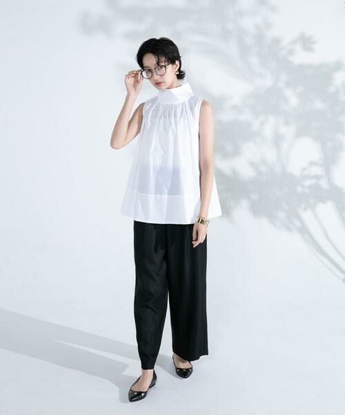 URBAN RESEARCH ROSSO / アーバンリサーチ ロッソ シャツ・ブラウス | バックボタンハイネックフレアブラウス | 詳細25