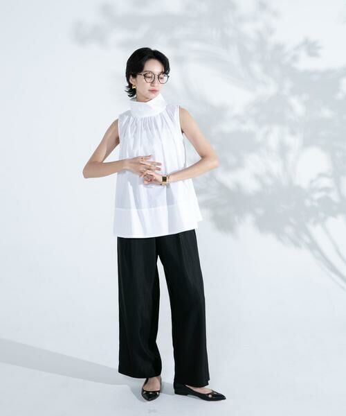 URBAN RESEARCH ROSSO / アーバンリサーチ ロッソ シャツ・ブラウス | バックボタンハイネックフレアブラウス | 詳細26