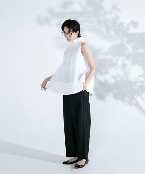 URBAN RESEARCH ROSSO / アーバンリサーチ ロッソ シャツ・ブラウス | バックボタンハイネックフレアブラウス | 詳細27