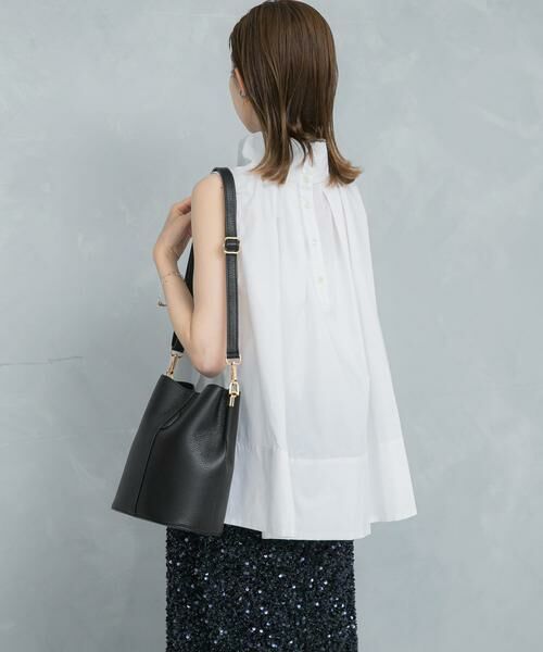 URBAN RESEARCH ROSSO / アーバンリサーチ ロッソ シャツ・ブラウス | バックボタンハイネックフレアブラウス | 詳細17