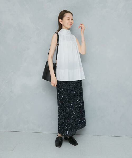 URBAN RESEARCH ROSSO / アーバンリサーチ ロッソ シャツ・ブラウス | バックボタンハイネックフレアブラウス | 詳細19