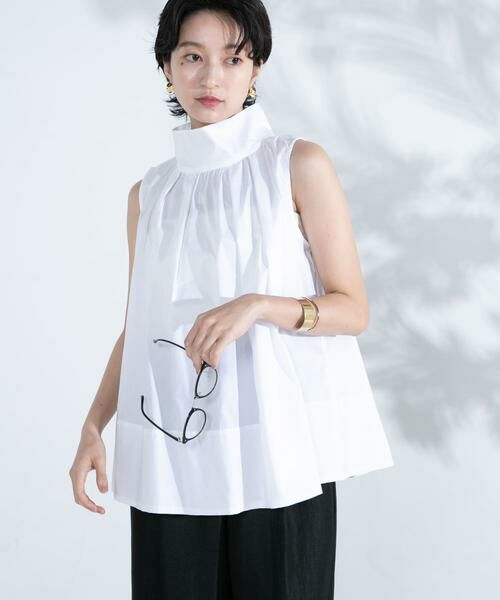 URBAN RESEARCH ROSSO / アーバンリサーチ ロッソ シャツ・ブラウス | バックボタンハイネックフレアブラウス | 詳細20