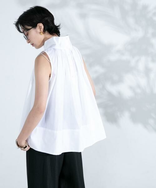 URBAN RESEARCH ROSSO / アーバンリサーチ ロッソ シャツ・ブラウス | バックボタンハイネックフレアブラウス | 詳細23