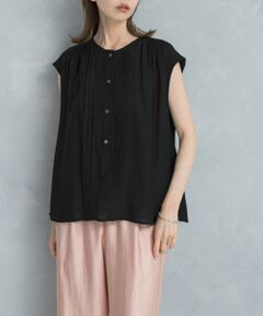 URBAN RESEARCH ROSSO / アーバンリサーチ ロッソ シャツ・ブラウス | リネン混プリーツブラウス