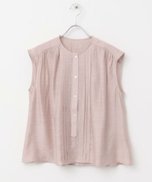 URBAN RESEARCH ROSSO / アーバンリサーチ ロッソ シャツ・ブラウス | リネン混プリーツブラウス | 詳細13