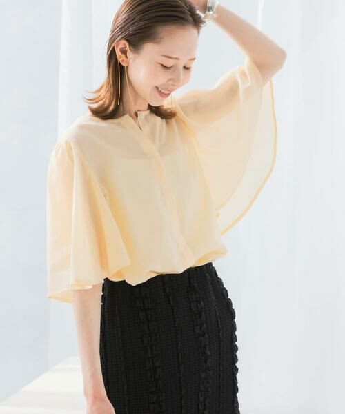 URBAN RESEARCH ROSSO / アーバンリサーチ ロッソ シャツ・ブラウス | ウォッシャブルギャザースリーブブラウス | 詳細6