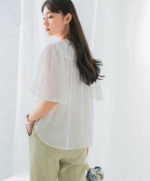 URBAN RESEARCH ROSSO / アーバンリサーチ ロッソ シャツ・ブラウス | ウォッシャブルギャザースリーブブラウス | 詳細17