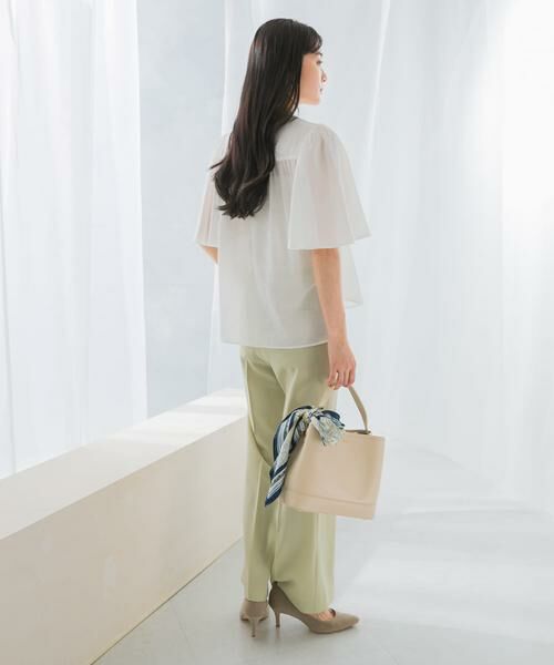 URBAN RESEARCH ROSSO / アーバンリサーチ ロッソ シャツ・ブラウス | ウォッシャブルギャザースリーブブラウス | 詳細18