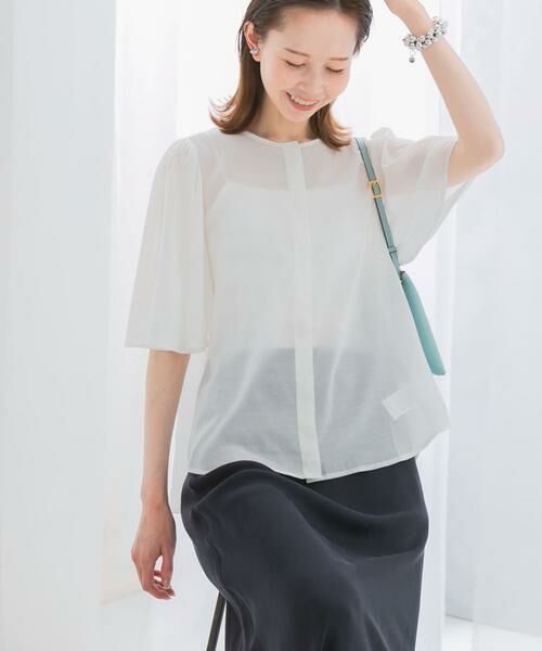 URBAN RESEARCH ROSSO / アーバンリサーチ ロッソ シャツ・ブラウス | ウォッシャブルギャザースリーブブラウス | 詳細19