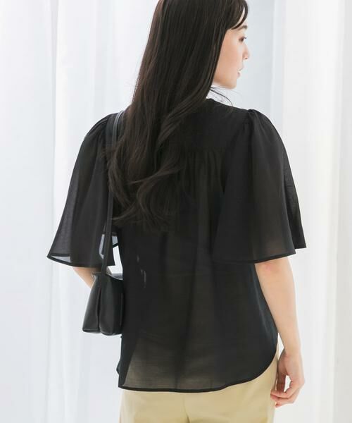 URBAN RESEARCH ROSSO / アーバンリサーチ ロッソ シャツ・ブラウス | ウォッシャブルギャザースリーブブラウス | 詳細30