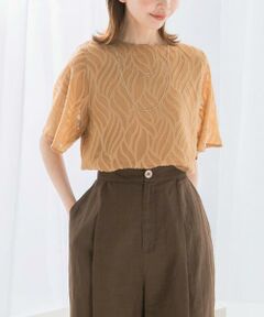 URBAN RESEARCH ROSSO / アーバンリサーチ ロッソ シャツ・ブラウス | セミシアーカットジャガードブラウス