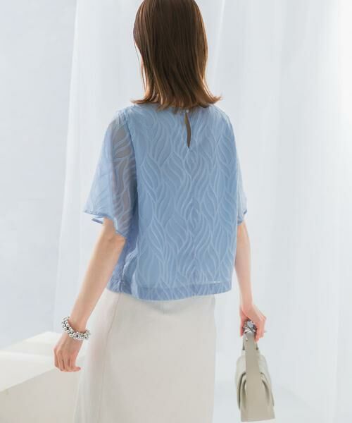 URBAN RESEARCH ROSSO / アーバンリサーチ ロッソ シャツ・ブラウス | セミシアーカットジャガードブラウス | 詳細2